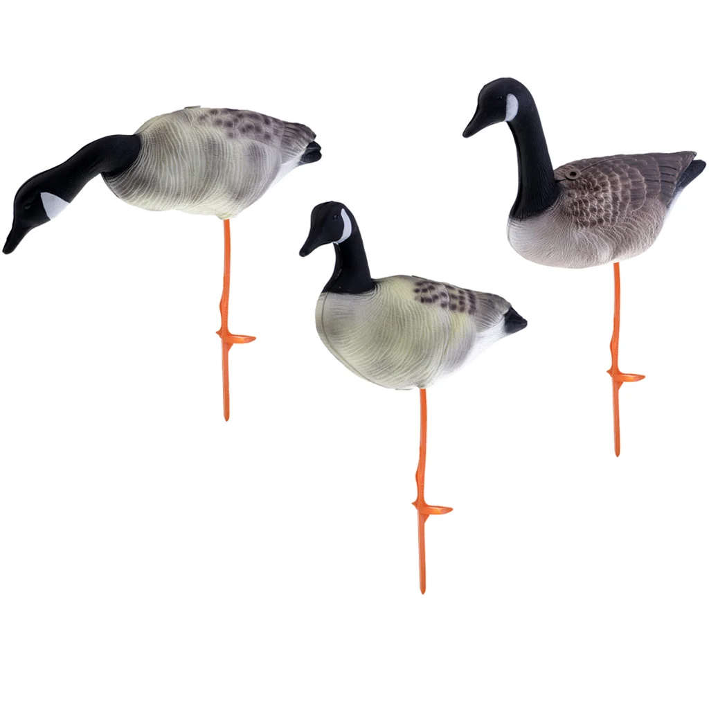 EVA Full Body 3D Goose Hunting Decoys Shooting Hunting Gaming Garden Backyard Decoration Ornament Decors With Support Pole