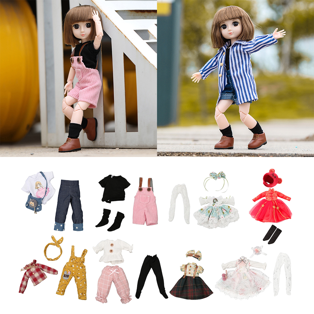 Fashion Doll Casual /Cute/Princess Wear Party Dress Outfit Clothing for 12 Fashion Doll Casual /Cute/Princess Wear Party Dress Outfit Clothing for 12