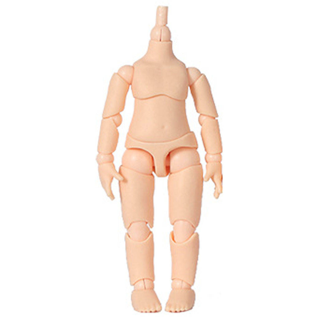 2Pcs Flexible 13 Jointed Doll Body With Spare Hands No Head OB11 Dolls Action Figure Kids Toys 2Pcs Flexible 13 Jointed Doll Body With Spare Hands No Head OB11 Dolls Action Figure Kids Toys