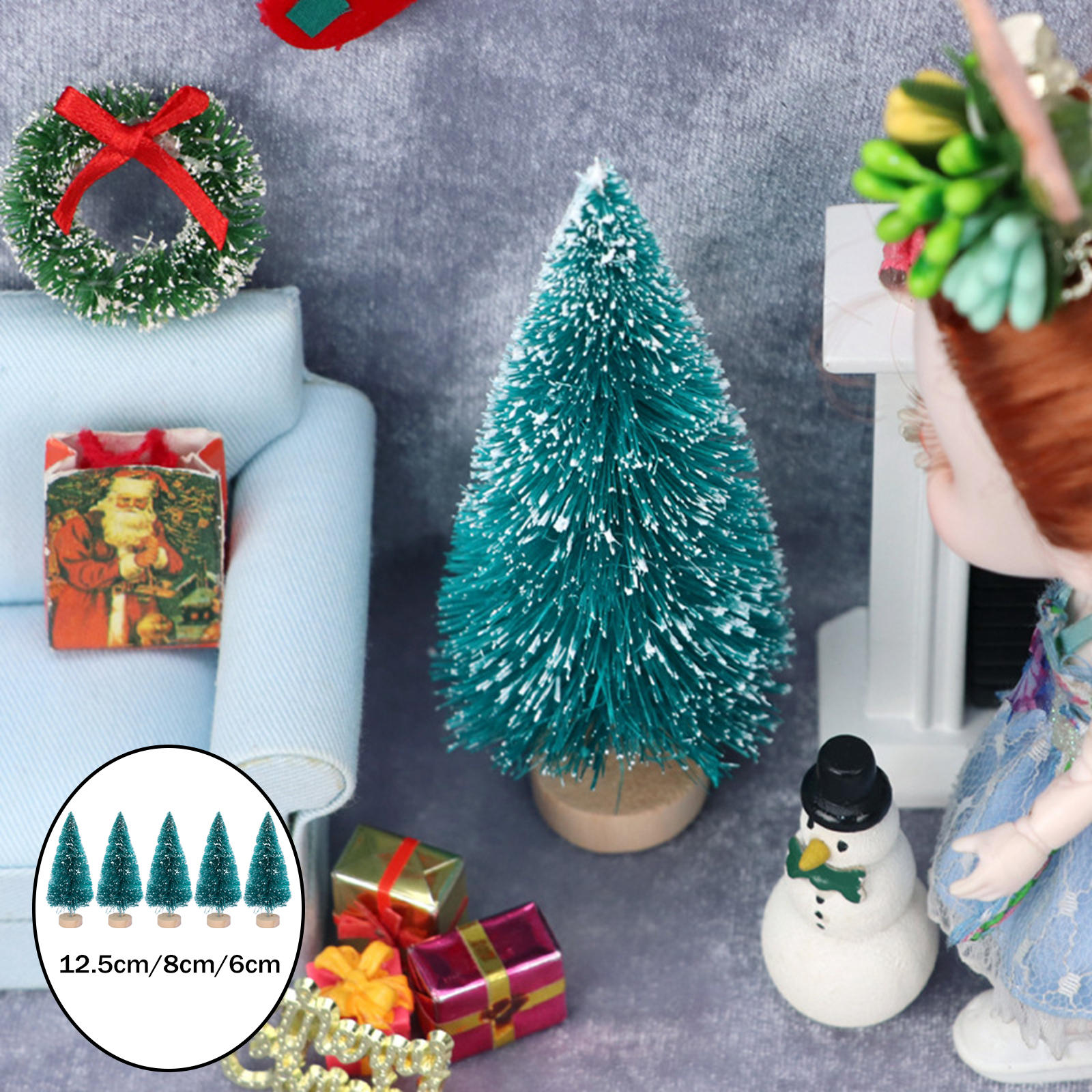 5/Set 1:12 Dollhouse Mini PVC CHRISTMAS Tree Cedar Room Xmas Holiday Decor DIY Life Scene Crafts Projects Toys 5/Set 1:12 Dollhouse Mini PVC CHRISTMAS Tree Cedar Room Xmas Holiday Decor DIY Life Scene Crafts Projects Toys