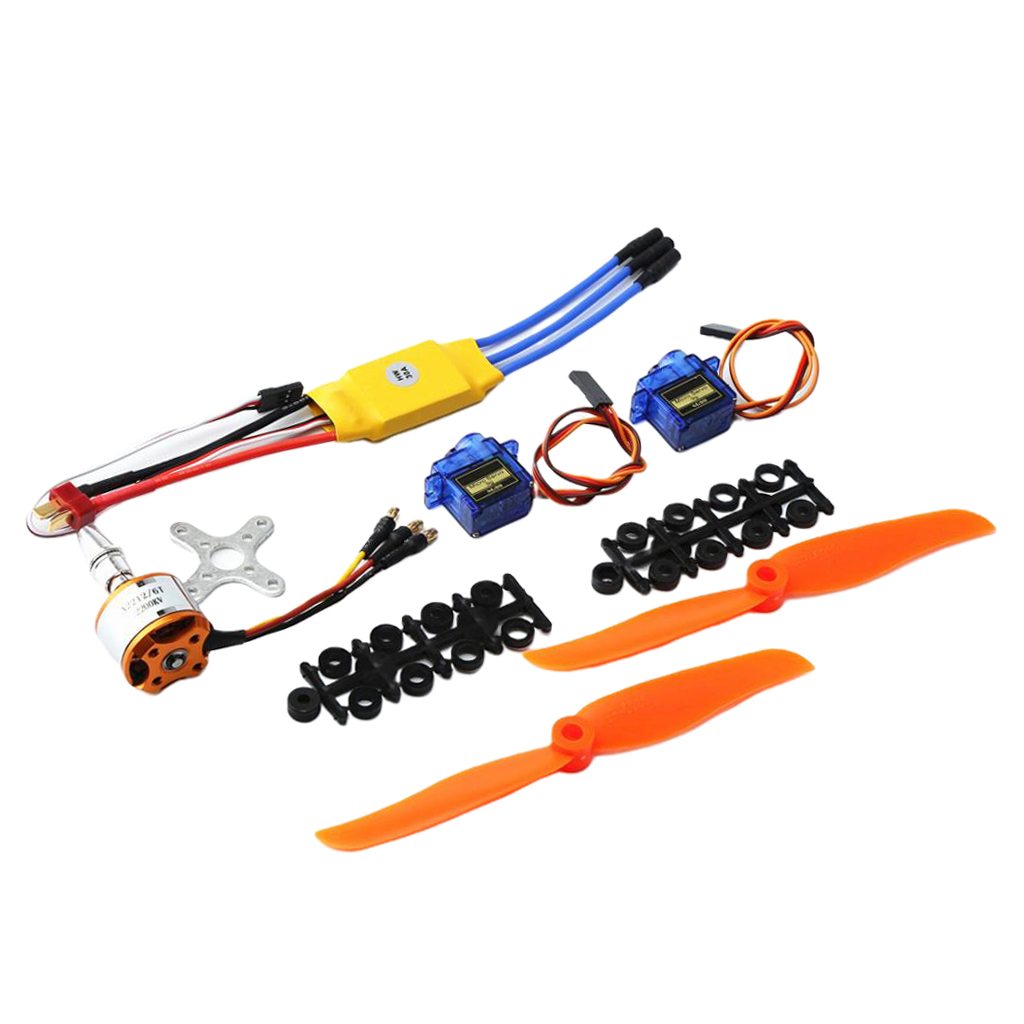 9G Servo 2212 Motor 2200KV 6035 Propeller RC Airplane Helicopter Parts 9G Servo 2212 Motor 2200KV 6035 Propeller RC Airplane Helicopter Parts