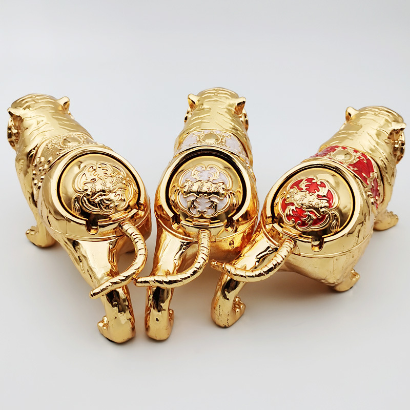 Generic Smoking Cigarette Ashtray Ash Tray Tiger Ashtray With Lid
