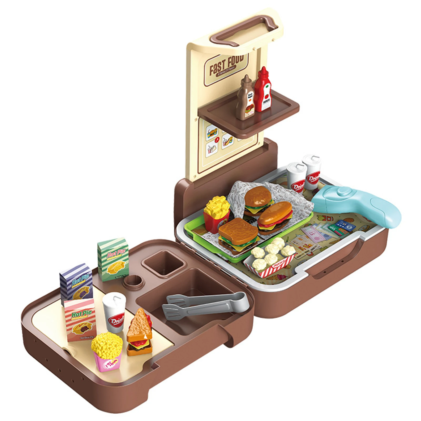 Pretend Play House Toys with Backpack Removable Doctor Kit for Kitchen Cooking Gift Kids