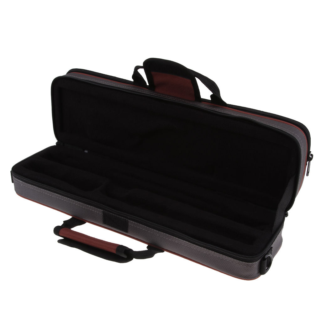 Flute Case Gig Bag Box Waterproof Lightweight for 16 Holes Flute with Exterior Pocket Woodwind Instruments Flute Case Gig Bag Box Waterproof Lightweight for 16 Holes Flute with Exterior Pocket Woodwind Instruments