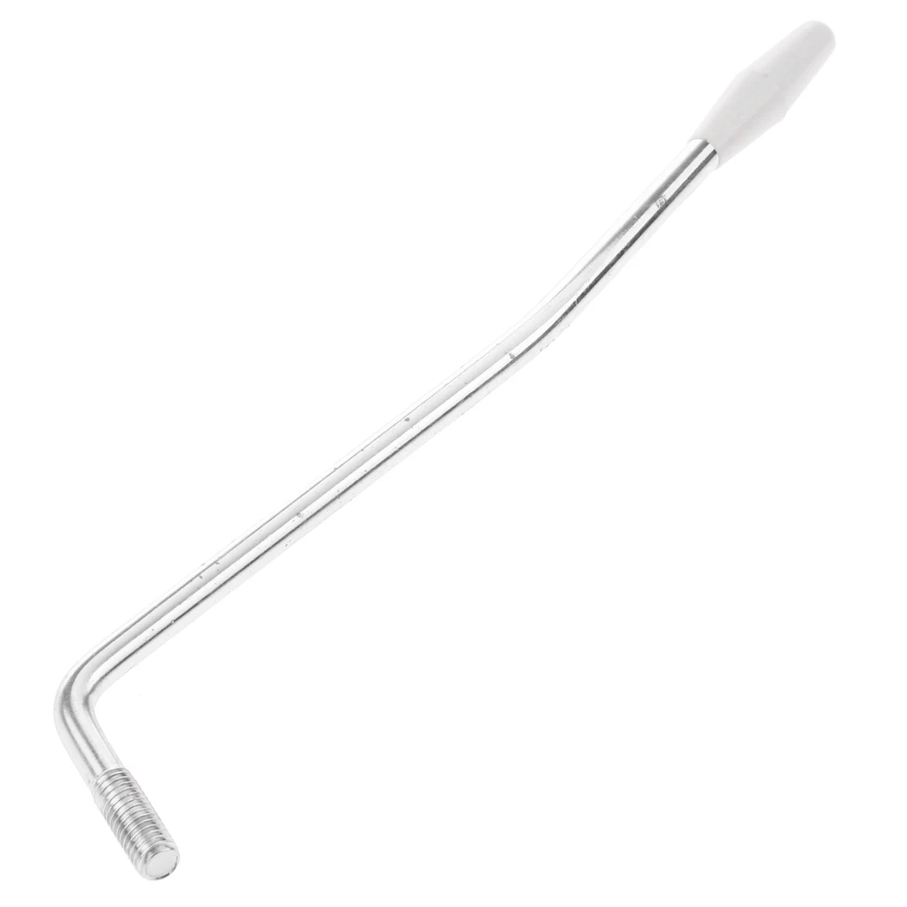 2x 6mm Tremolo Arm for  /Squier  Whammy Bar with White Tip-Silver