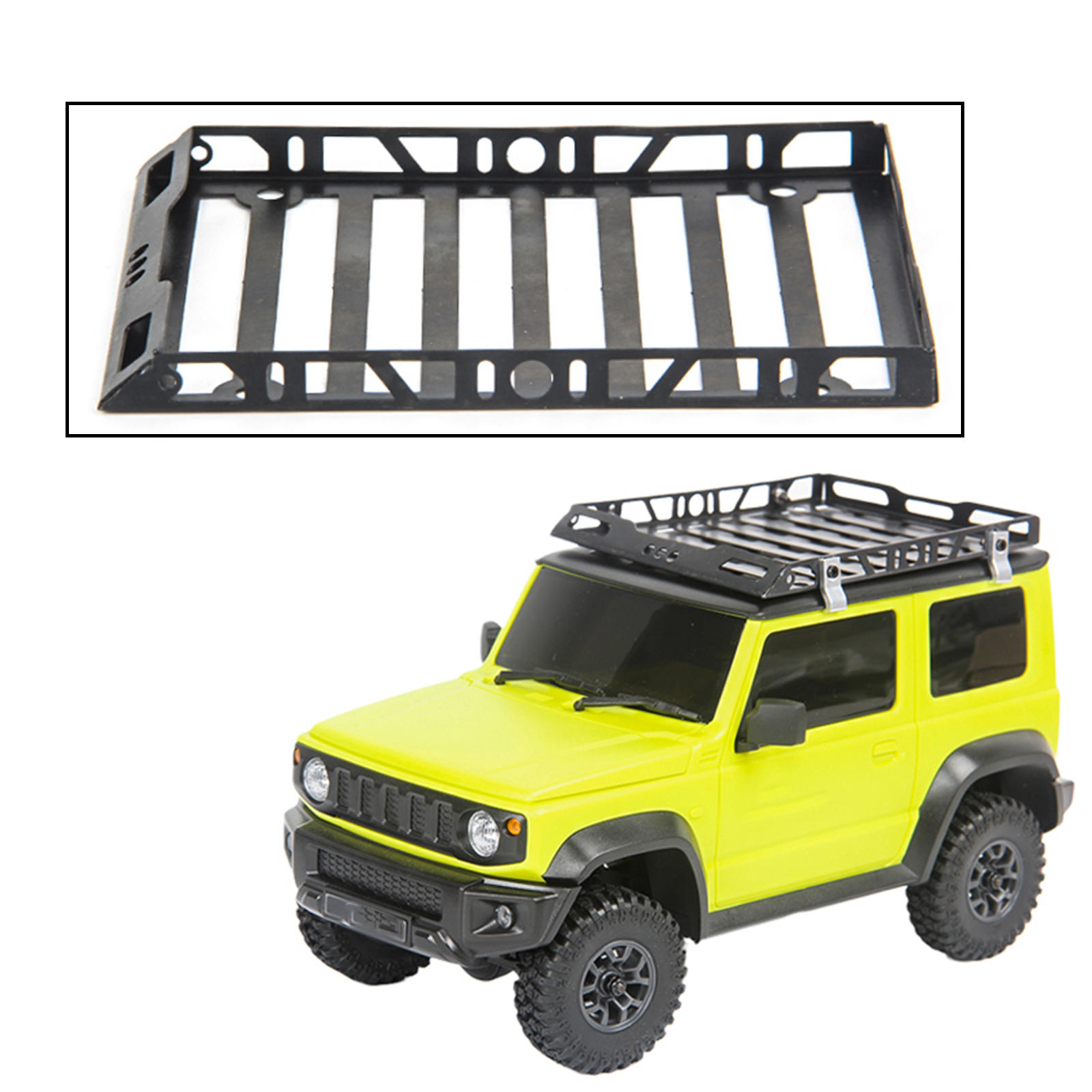 4.33x3.23inch Roof Rack Metal Luggage Carrier Tray for Xiaomi Jimny1:10 RC Car Crawler Car 4.33x3.23inch Roof Rack Metal Luggage Carrier Tray for Xiaomi Jimny1:10 RC Car Crawler Car