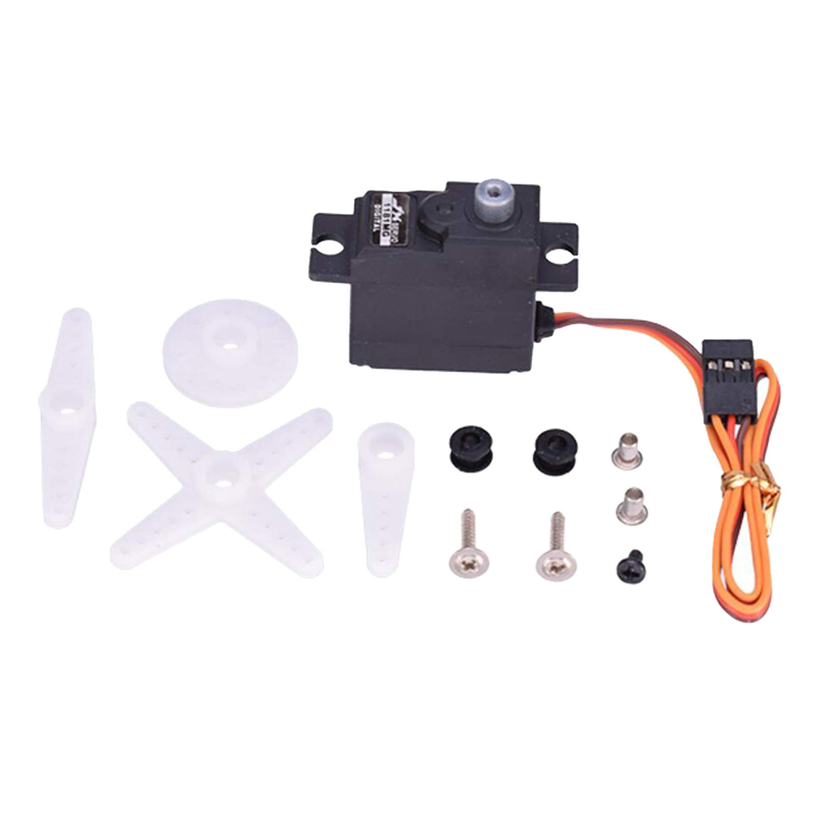 JX PDI-1181MG 3.5KG Metal Gear Digital Servo for RC Car Airplane Drone Black JX PDI-1181MG 3.5KG Metal Gear Digital Servo for RC Car Airplane Drone Black