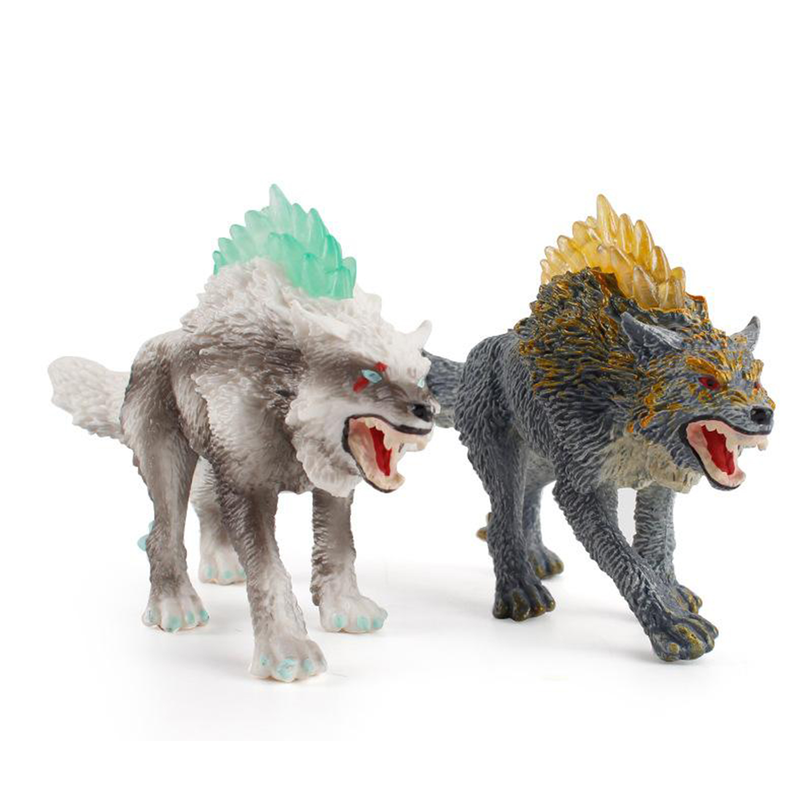 Plastic Wild Wolf Figurine Animals Sculpture Figure for Kids Pretend Toy Plastic Wild Wolf Figurine Animals Sculpture Figure for Kids Pretend Toy