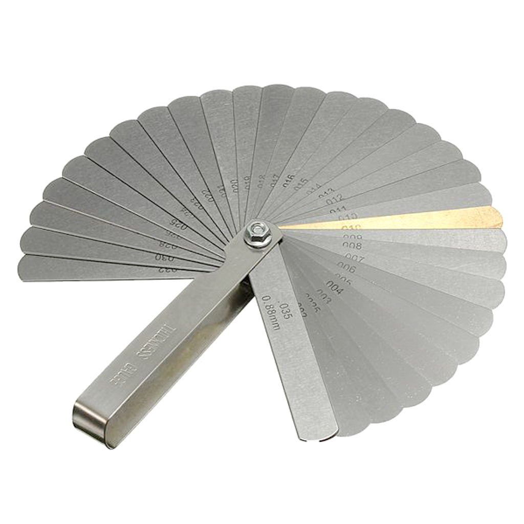 32 Blade Feeler Gauge Set &Metric Guitar String Height Luthier Tool 32 Blade Feeler Gauge Set &Metric Guitar String Height Luthier Tool