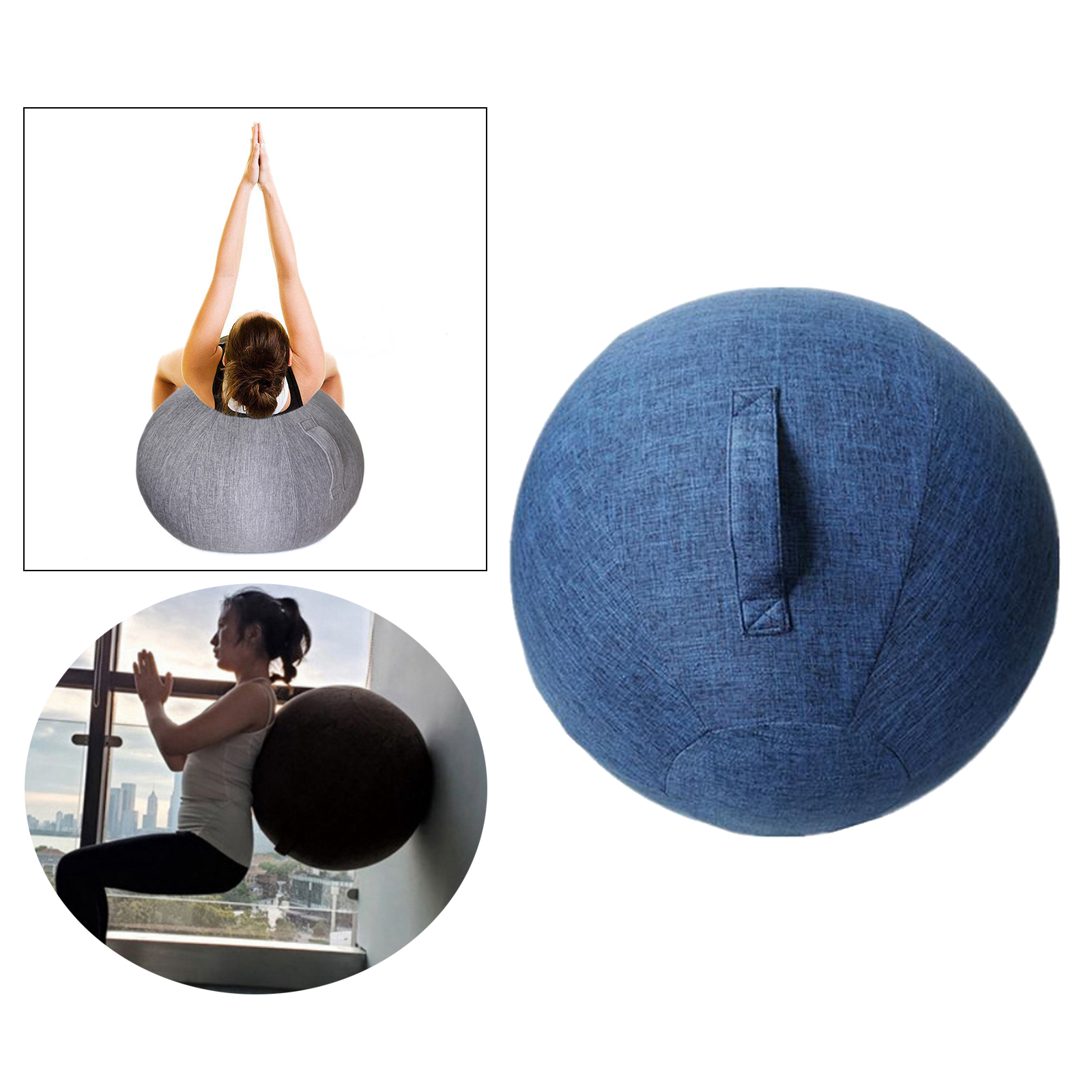 75cm Sitting Ball Chair Cover Anti-Burst Yoga Exercise Balls Protect Case 75cm Sitting Ball Chair Cover Anti-Burst Yoga Exercise Balls Protect Case