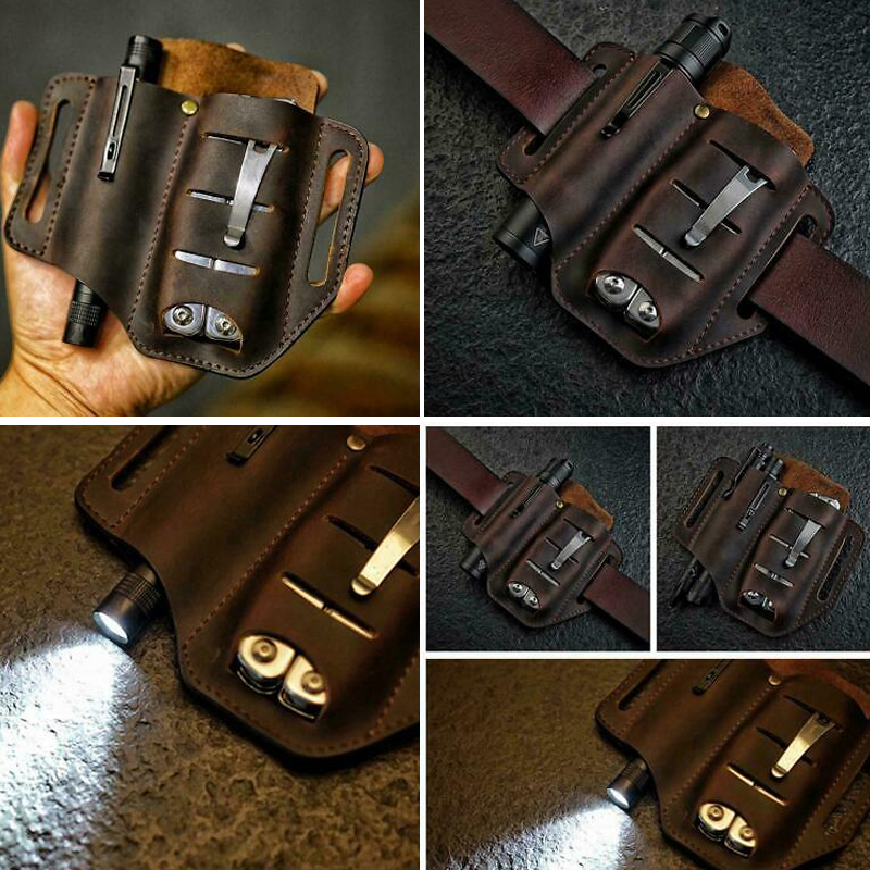 PU Leather Multitool Holder Organizer Essential Pouch PU Leather Multitool Holder Organizer Essential Pouch