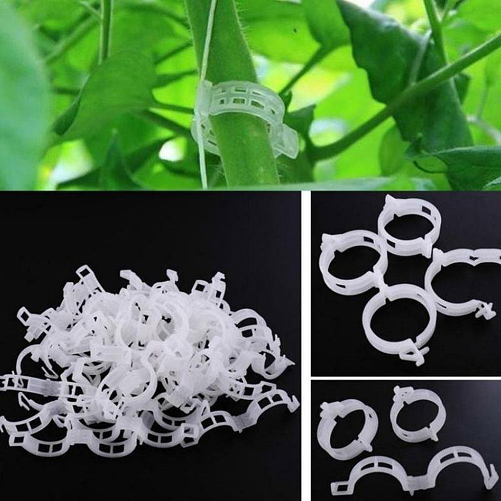 200x Plastic Plant Support Garden Clips Cucumber Vines Clips Twine Clips 200x Plastic Plant Support Garden Clips Cucumber Vines Clips Twine Clips