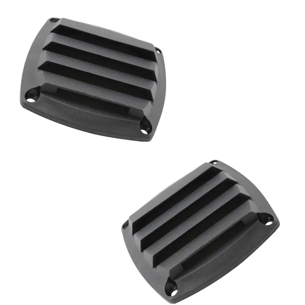 2 Pieces Plastic Louvered Vents Marine 3-1/4'' Hose Boat Hull Air Vent