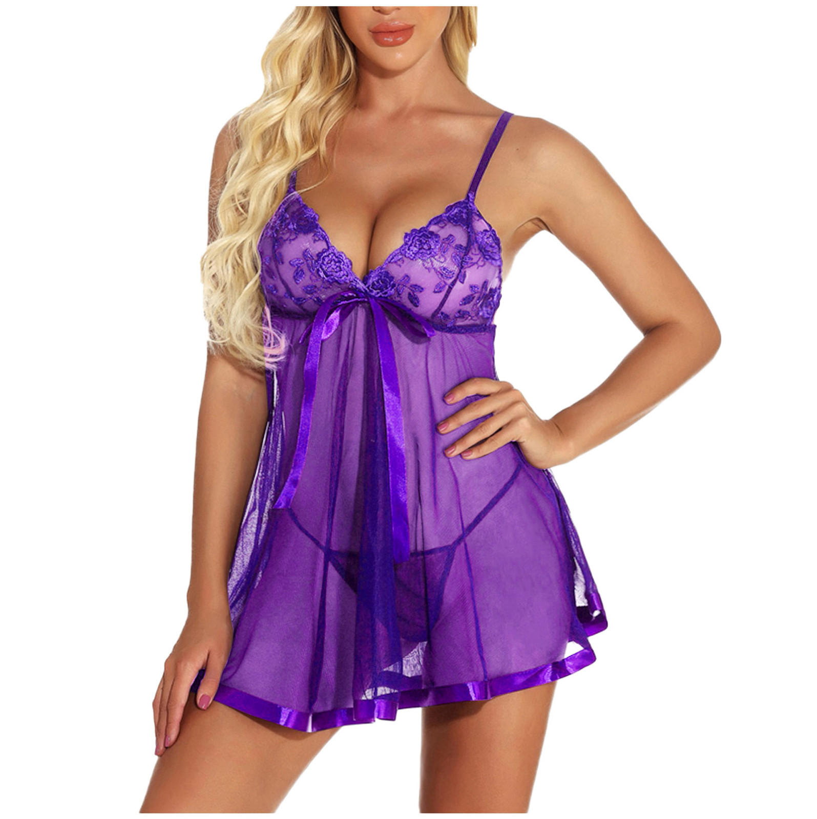Комплект беби-долл и трусики Penthouse Libido Boost черный, L/XL 4004518 - Penthouse Lingerie - Комбинации и пеньюары с трусиками - Купить