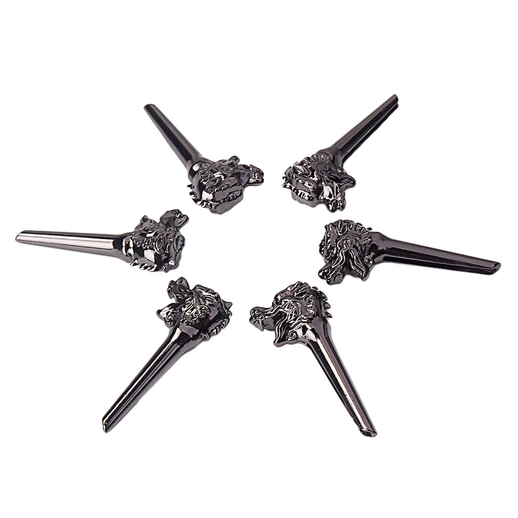 Tooyful Set of 6 Acoustic Bass Guitar/Mandolin Bridge Pins Replacement Parts black Tooyful Set of 6 Acoustic Bass Guitar/Mandolin Bridge Pins Replacement Parts black