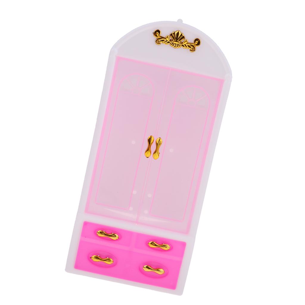 Closet Wardrobe For Doll House Girls Toy Princess Bedroom Furniture Decoration Closet Wardrobe For Doll House Girls Toy Princess Bedroom Furniture Decoration