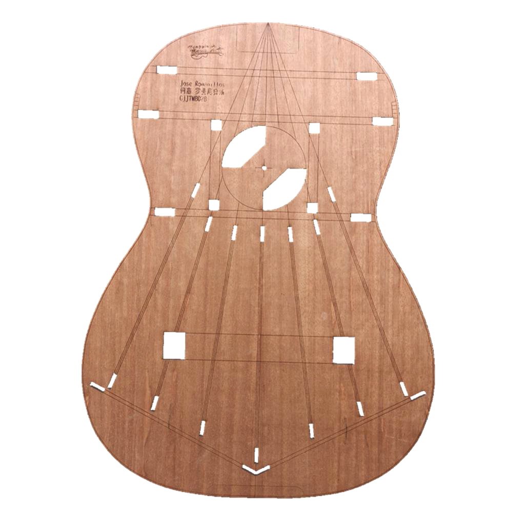 Classical Guitar Body Templates Wood for Jose Romanios (Thick) Guitar Parts Accessories Classical Guitar Body Templates Wood for Jose Romanios (Thick) Guitar Parts Accessories