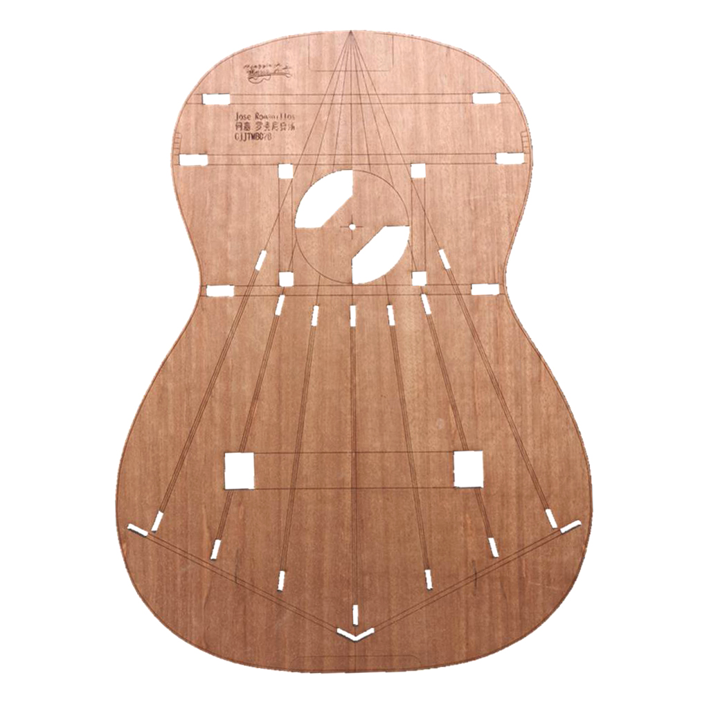 Classical Guitar Body Templates Wood for Jose Romanios (Thick) Guitar Parts Accessories Classical Guitar Body Templates Wood for Jose Romanios (Thick) Guitar Parts Accessories