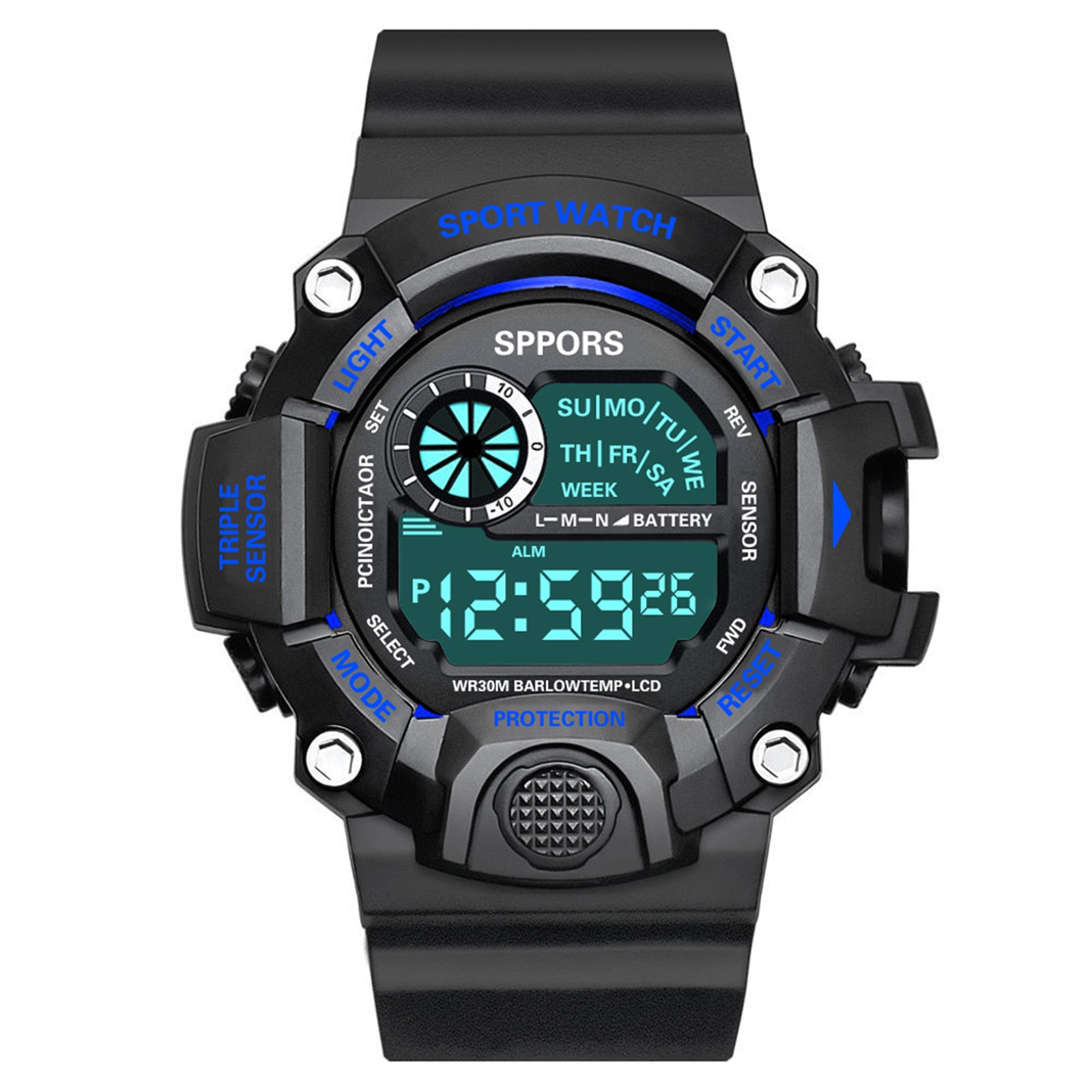 Shock Men Sports Watches G style Big Dial Digital Military