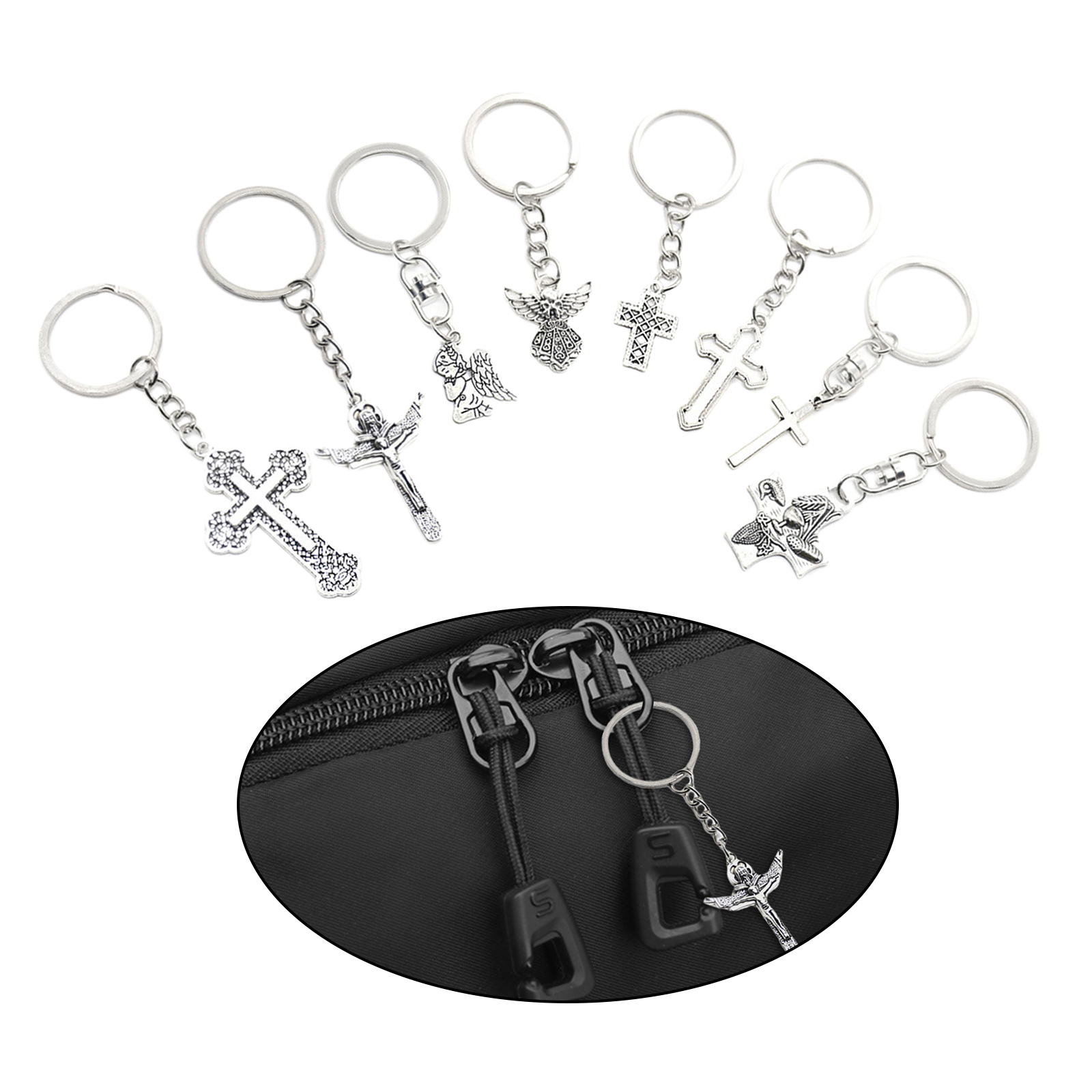 Keychain Bulk Religious Antique Birthday Gifts Jesus Christ Cross Charms Pendants for Wedding Car Decor Anniversary Keychain Bulk Religious Antique Birthday Gifts Jesus Christ Cross Charms Pendants for Wedding Car Decor Anniversary