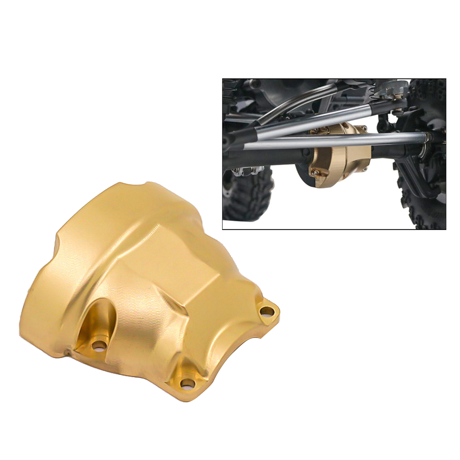 Brass Differential Cover for Racing GEN8 Scout II RC Car Parts Modification Spare Parts High Performance Brass Differential Cover for Racing GEN8 Scout II RC Car Parts Modification Spare Parts High Performance