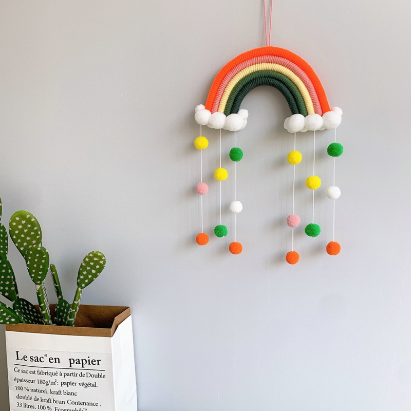 Kawaii Rainbow Macrame Wall Hanging 14 H409cb2eeccb949ad828bed93c6574e8cN