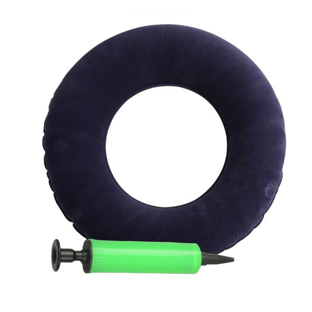 Inflatable Donut Seat Cushion Pillows Hemorrhoid Bedsores Seat Pain Relief 16in Inflatable Donut Seat Cushion Pillows Hemorrhoid Bedsores Seat Pain Relief 16in