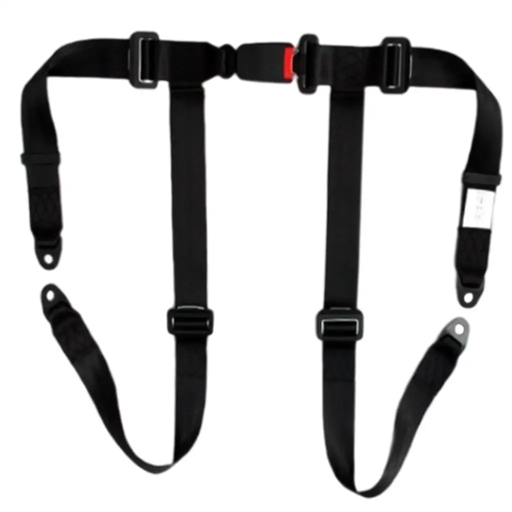 4 Point Buckle Racing Seat Belt Adjustable Straps and Shoulder Seat Belt Harness for Buggy Go Kart