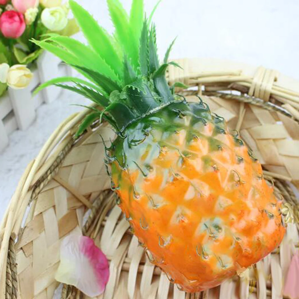 Artificial Foam Pineapple Fruit Fake Display Kitchen Home Foods Decor Craft