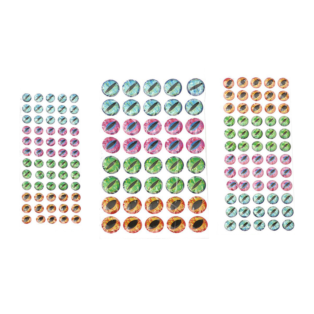 ABS Fish Eye 6 / 812mm 4D Holographic Bait Eye Fly Tying Jigs Crafts ABS Fish Eye 6 / 812mm 4D Holographic Bait Eye Fly Tying Jigs Crafts
