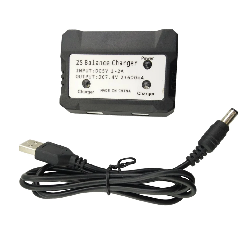 2 in 1 2S 7.4V Balance Charger Charging Accs for SYMA X8C X8HW Hubsan H501S