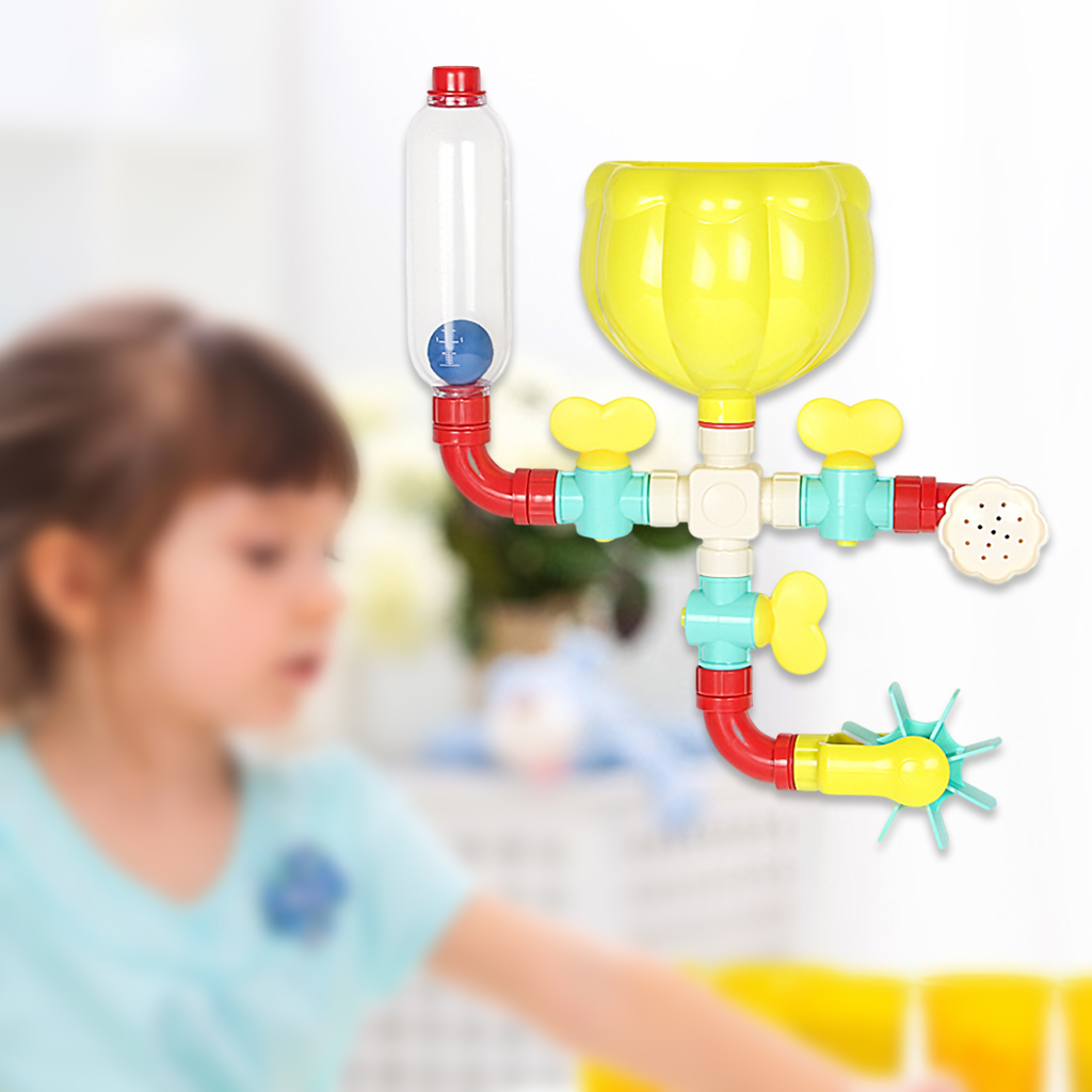 Suction Cup Baby Bathtub Bathing DIY Pipe and Flow Shower Squirter Spray Water Bathing Time for Toddlers Kids Suction Cup Baby Bathtub Bathing DIY Pipe and Flow Shower Squirter Spray Water Bathing Time for Toddlers Kids