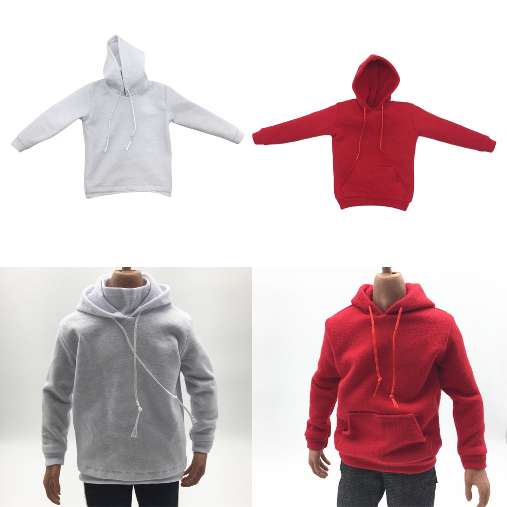 2Pcs 1/6 Male Soldier Muscle Body Fashion Top Hoodie Sweatshirt for 12 2Pcs 1/6 Male Soldier Muscle Body Fashion Top Hoodie Sweatshirt for 12