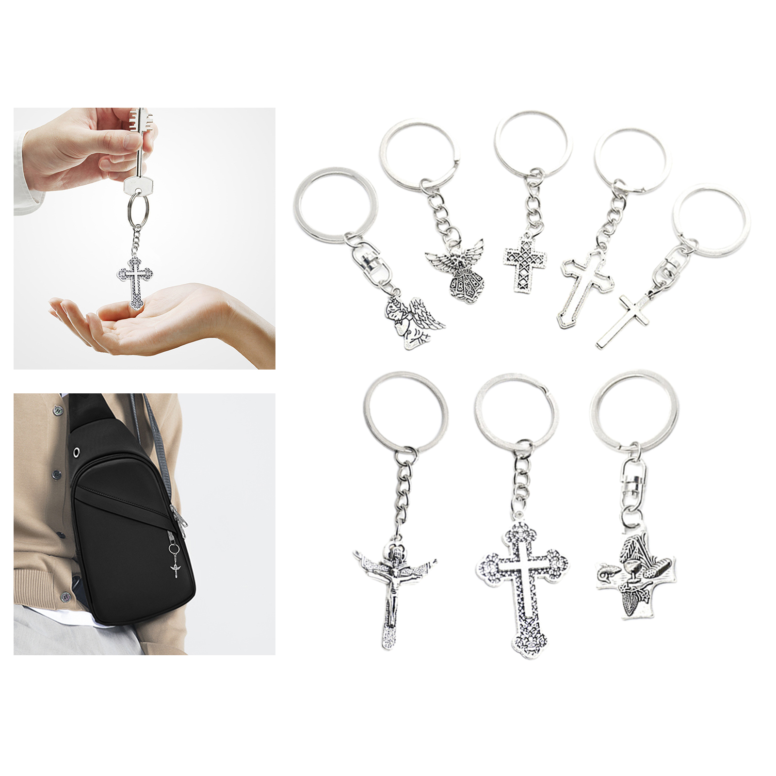 Keychain Bulk Religious Antique Birthday Gifts Jesus Christ Cross Charms Pendants for Wedding Car Decor Anniversary Keychain Bulk Religious Antique Birthday Gifts Jesus Christ Cross Charms Pendants for Wedding Car Decor Anniversary
