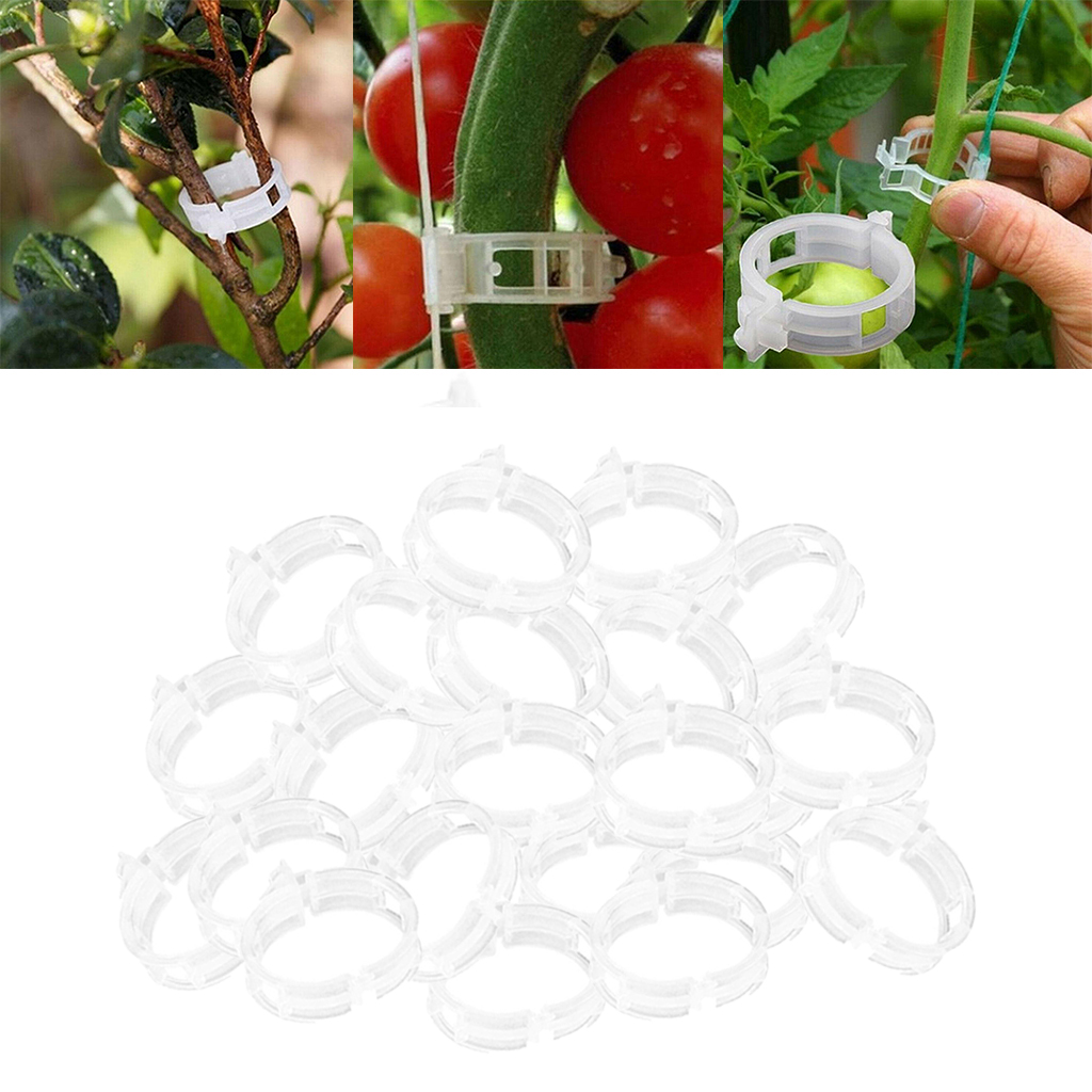 200x Plastic Plant Support Garden Clips Cucumber Vines Clips Twine Clips 200x Plastic Plant Support Garden Clips Cucumber Vines Clips Twine Clips