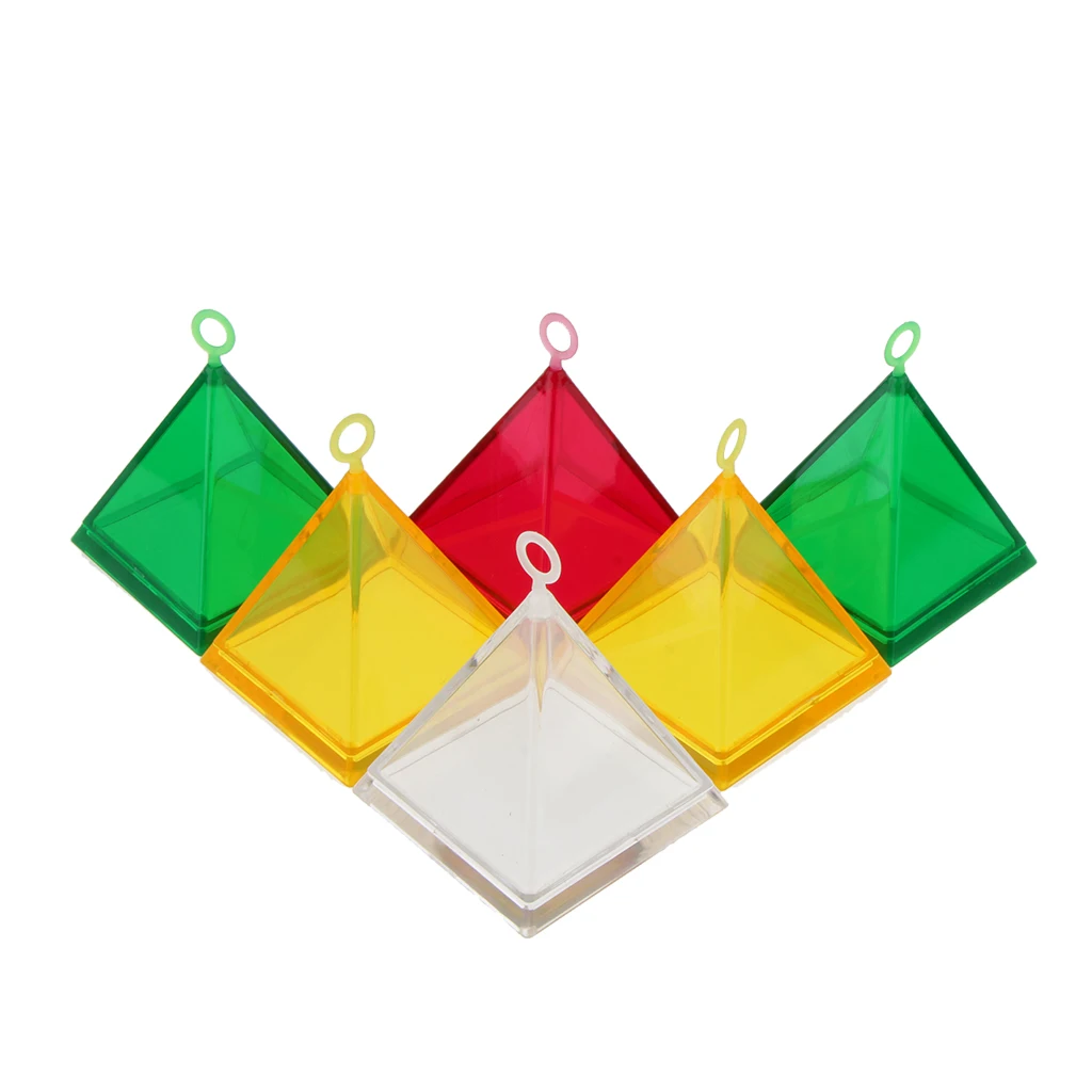 MagiDeal Pack of 6 Helium Balloons Pyramid Pendant Bearing Weight Block Party Supplier