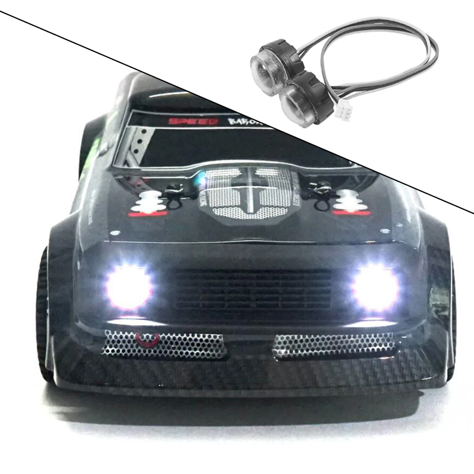 Front LED Light Headlight Spotlight Replacement for SG-1603 1:16  Car