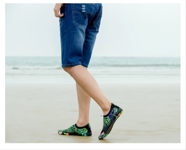 Buty do sportów wodnych Hot Men Barefoot - idealne na plażę, wędkarstwo, nurkowanie i inne sporty wodne. Szybkoschnące, damskie buty do wody, jogi i fitnessu - Wianko - 20