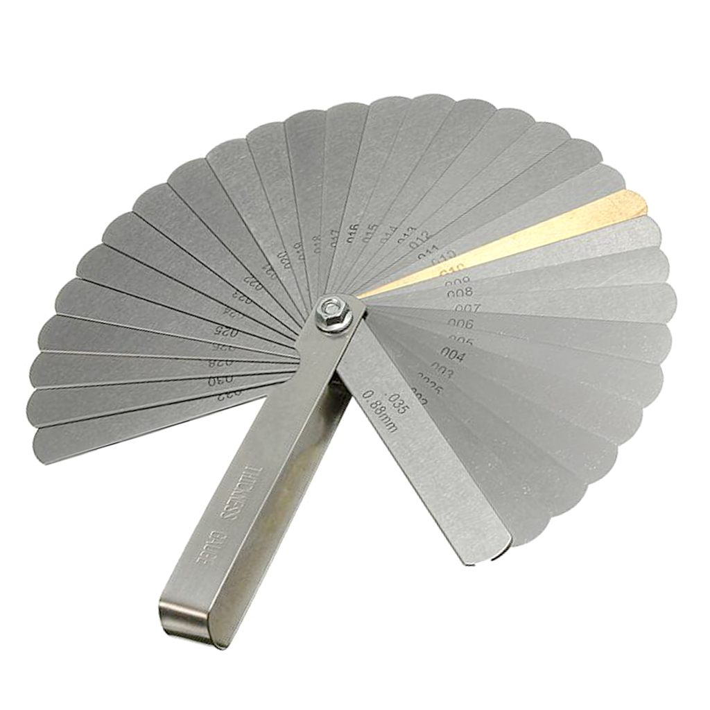 32 Blade Feeler Gauge Set &Metric Guitar String Height Luthier Tool 32 Blade Feeler Gauge Set &Metric Guitar String Height Luthier Tool