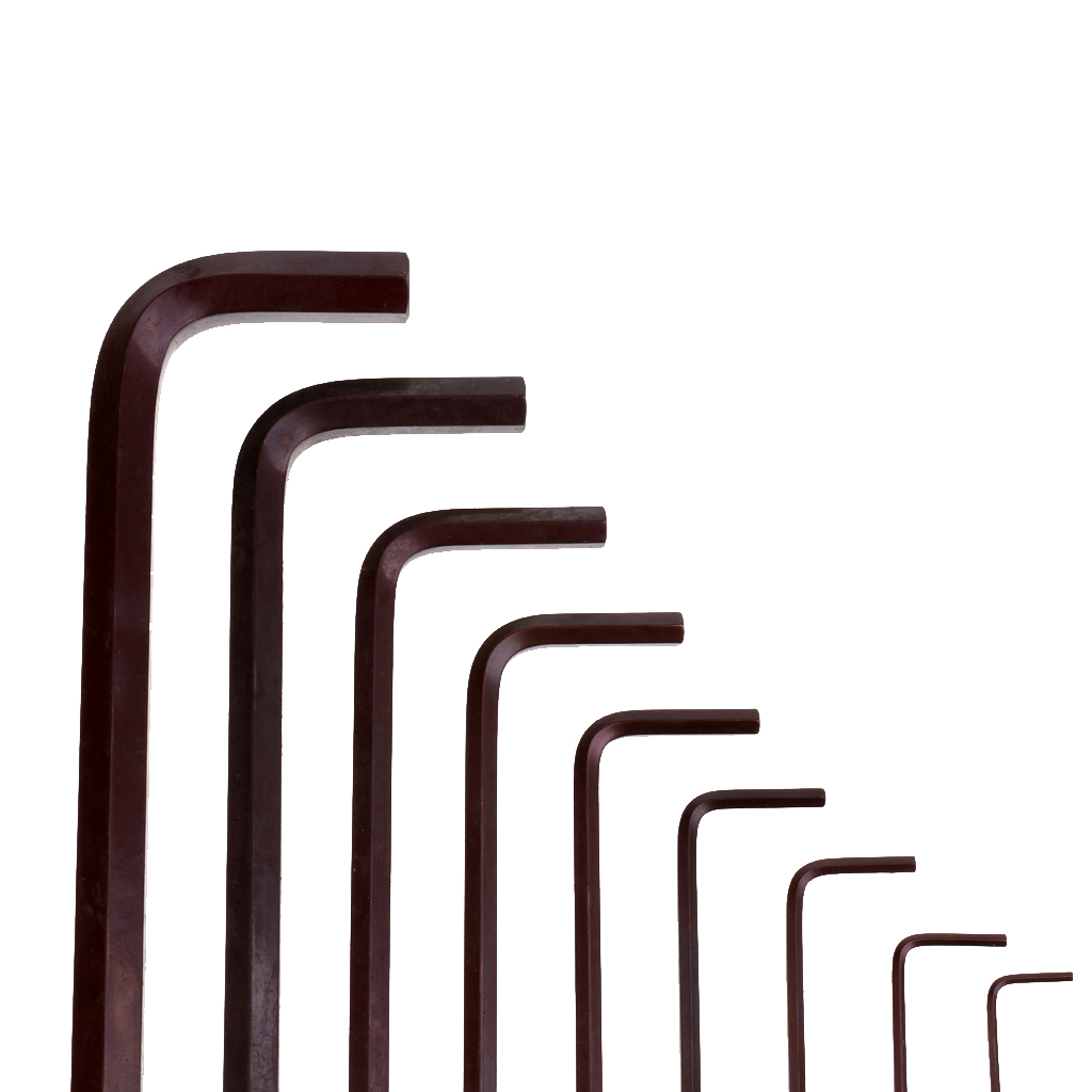 Long Arm Metric Hexagon Hex Allen Key Wrench Set Bike Bicycle Cycling Repair Tools, Size 1.5mm to 10mm Long Arm Metric Hexagon Hex Allen Key Wrench Set Bike Bicycle Cycling Repair Tools, Size 1.5mm to 10mm