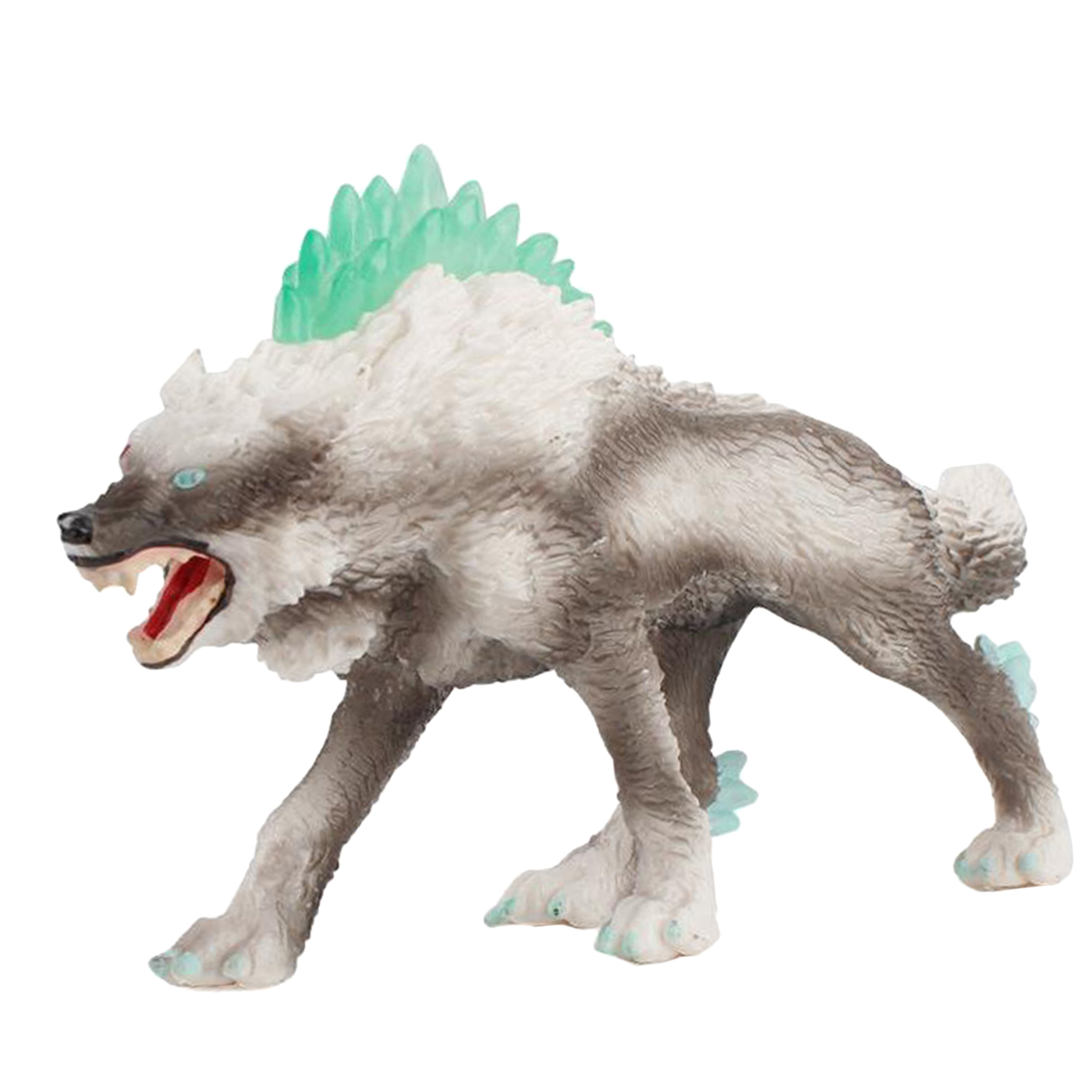 Plastic Wild Wolf Figurine Animals Sculpture Figure for Kids Pretend Toy Plastic Wild Wolf Figurine Animals Sculpture Figure for Kids Pretend Toy
