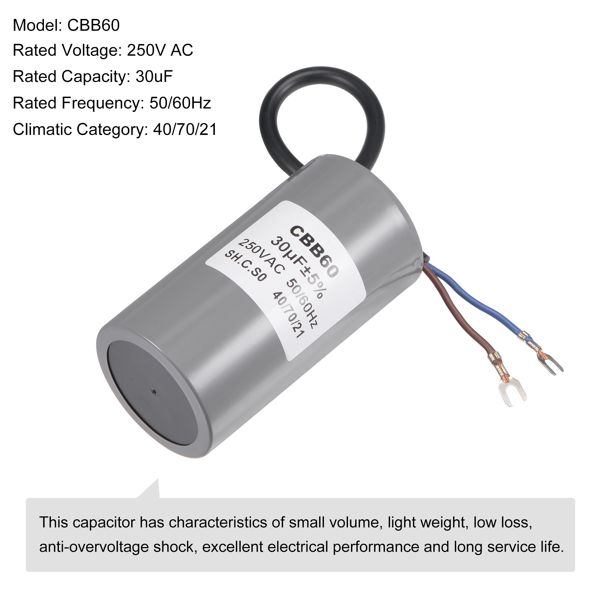 Industrial Electrical Passive Components Sourcing Map Cbb Run