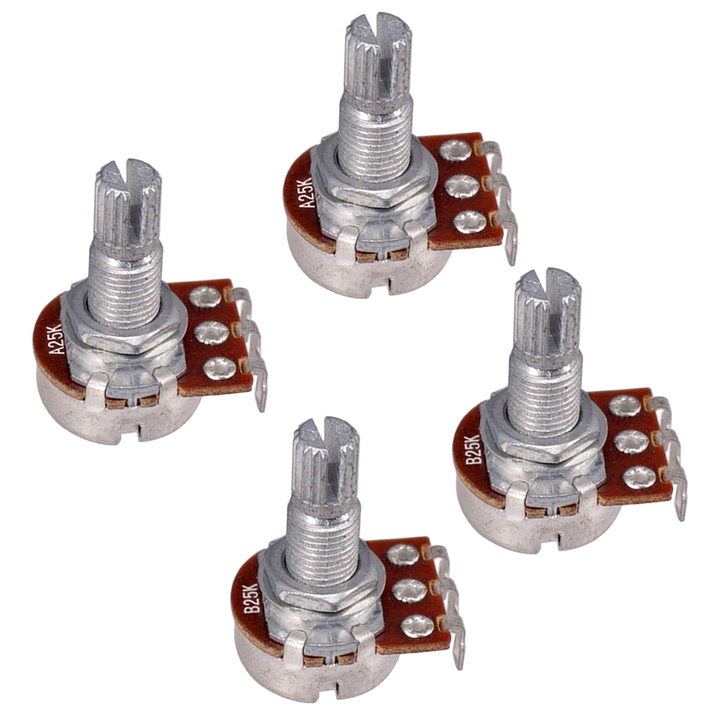 MagiDeal 25K Long Split Shaft Potentiometer Fine for Guitar or Bass MagiDeal 25K Long Split Shaft Potentiometer Fine for Guitar or Bass