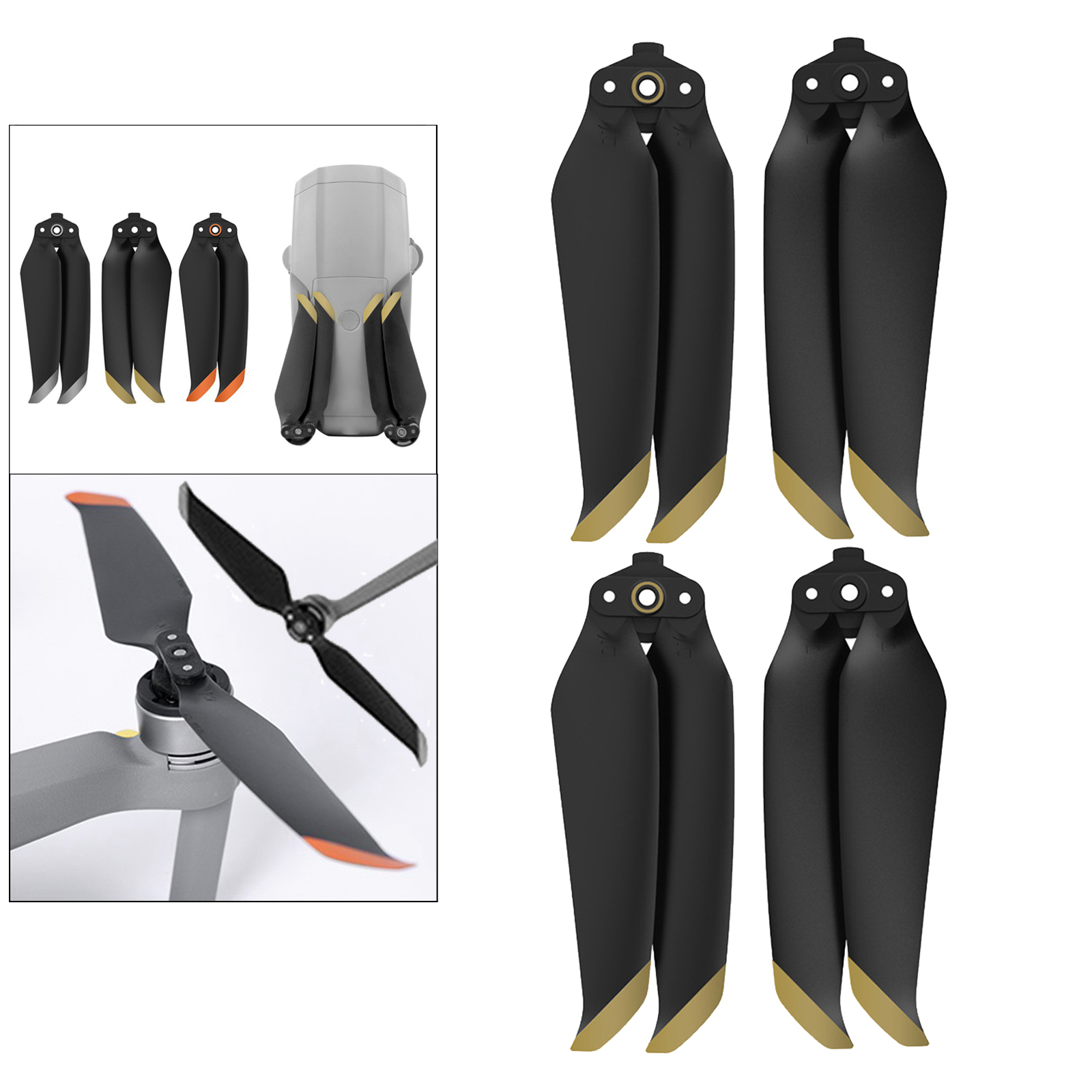 Low-noise 7238F Propellers Pros Blade for DJI Mavic Air 2S Drone Accessories