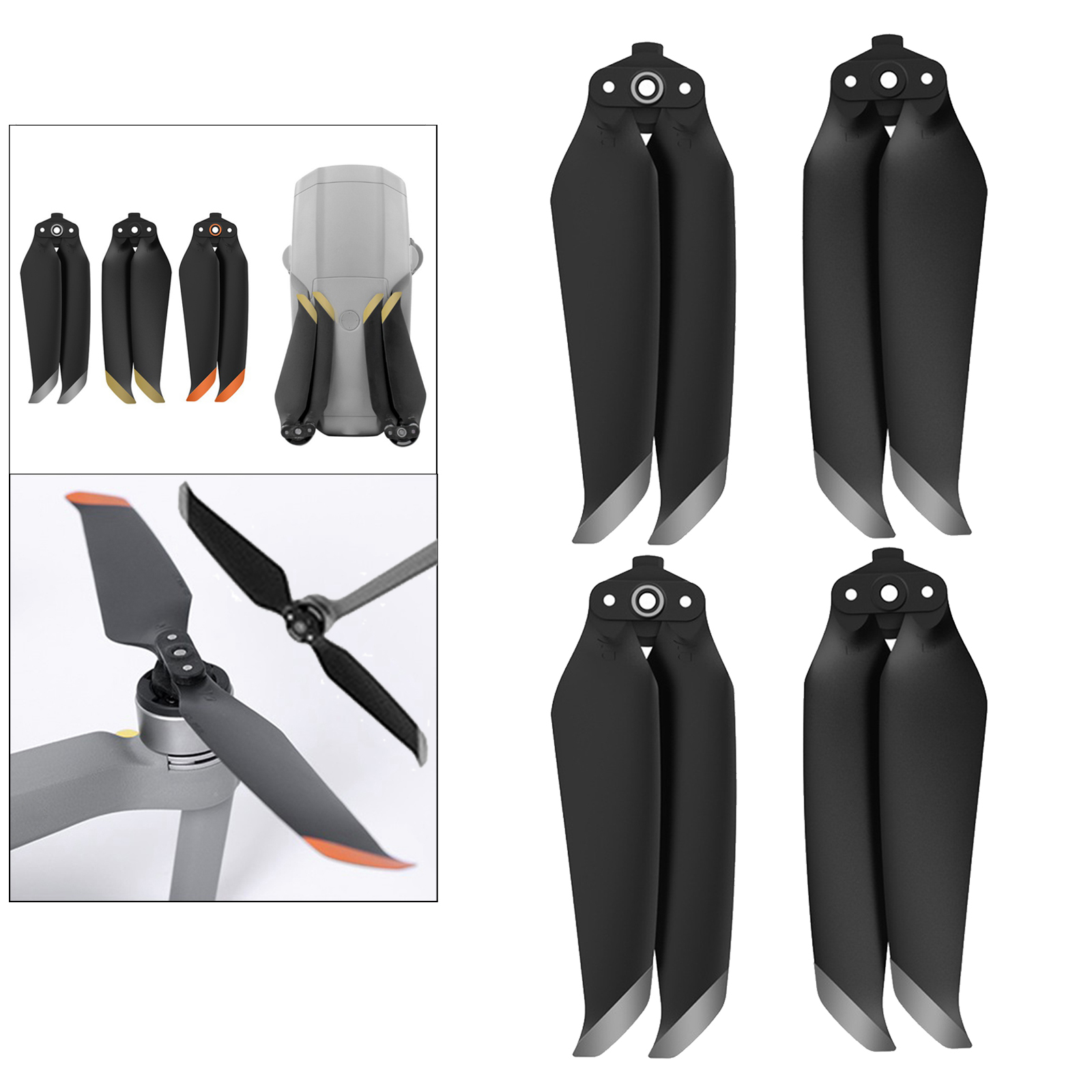 Low-noise 7238F Propellers Pros Blade for DJI Mavic Air 2S Drone Accessories