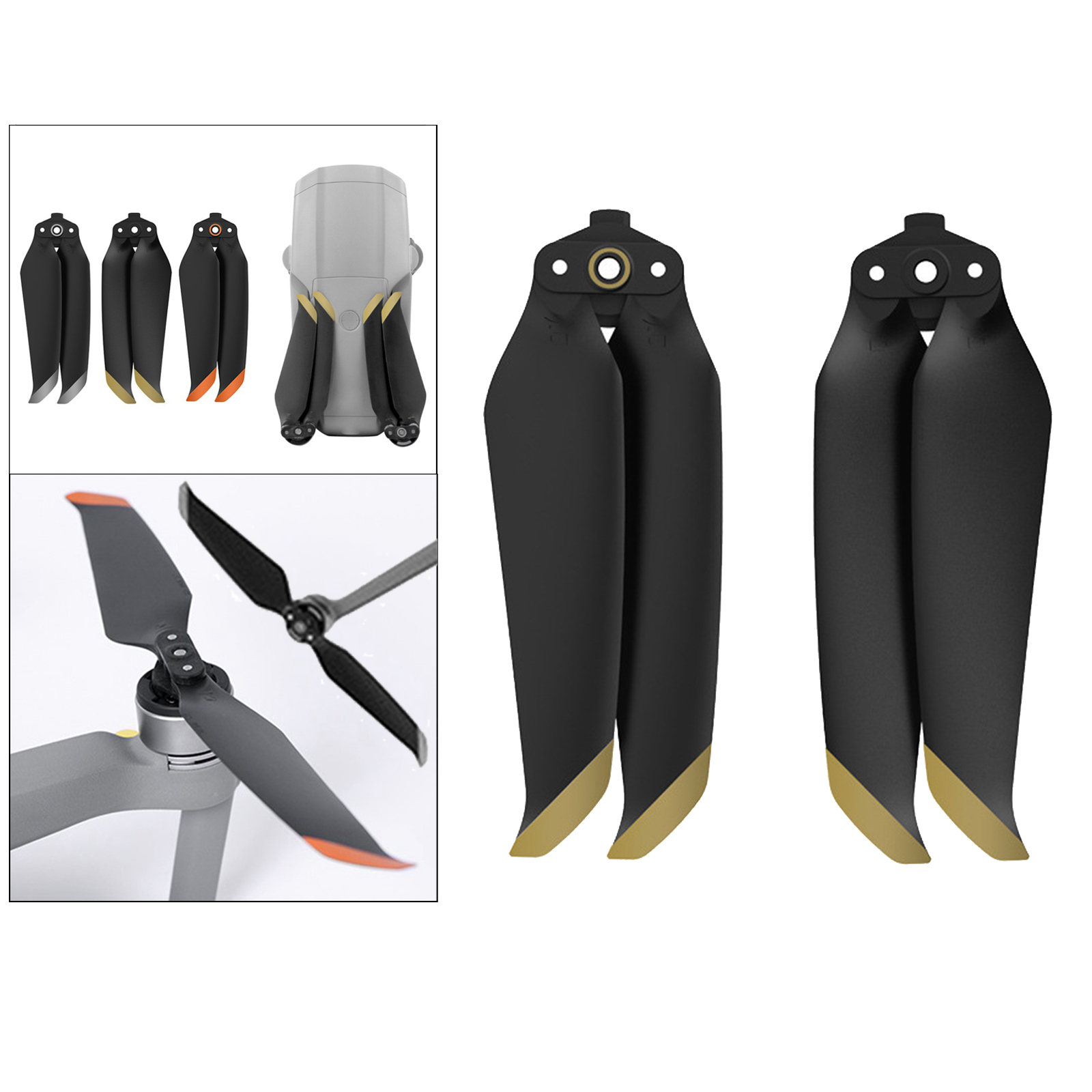 Low-noise 7238F Propellers Pros Blade for DJI Mavic Air 2S Drone Accessories