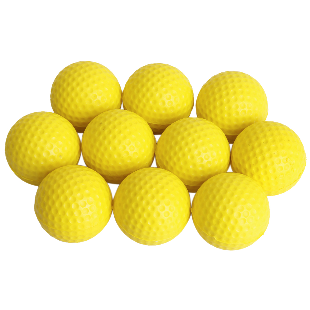 10 Pieces PU Soft Foam Golf Balls+Nylon Mesh Nets Golf 25 Balls Storage Bag 10 Pieces PU Soft Foam Golf Balls+Nylon Mesh Nets Golf 25 Balls Storage Bag