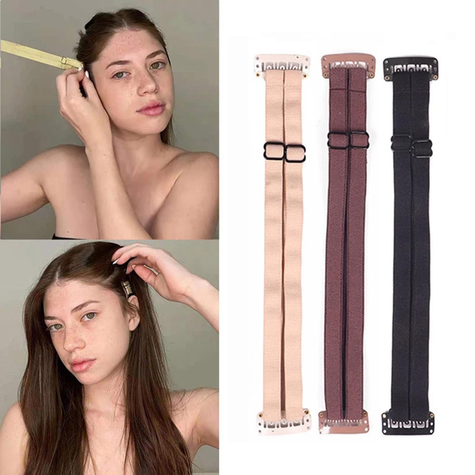 Nylon Stretching Straps for Lift Eyes And Eyebrows Bb Clip Elastic Band Adjustable Rubber For Hair Anti-Wrinkle Face Tapes
