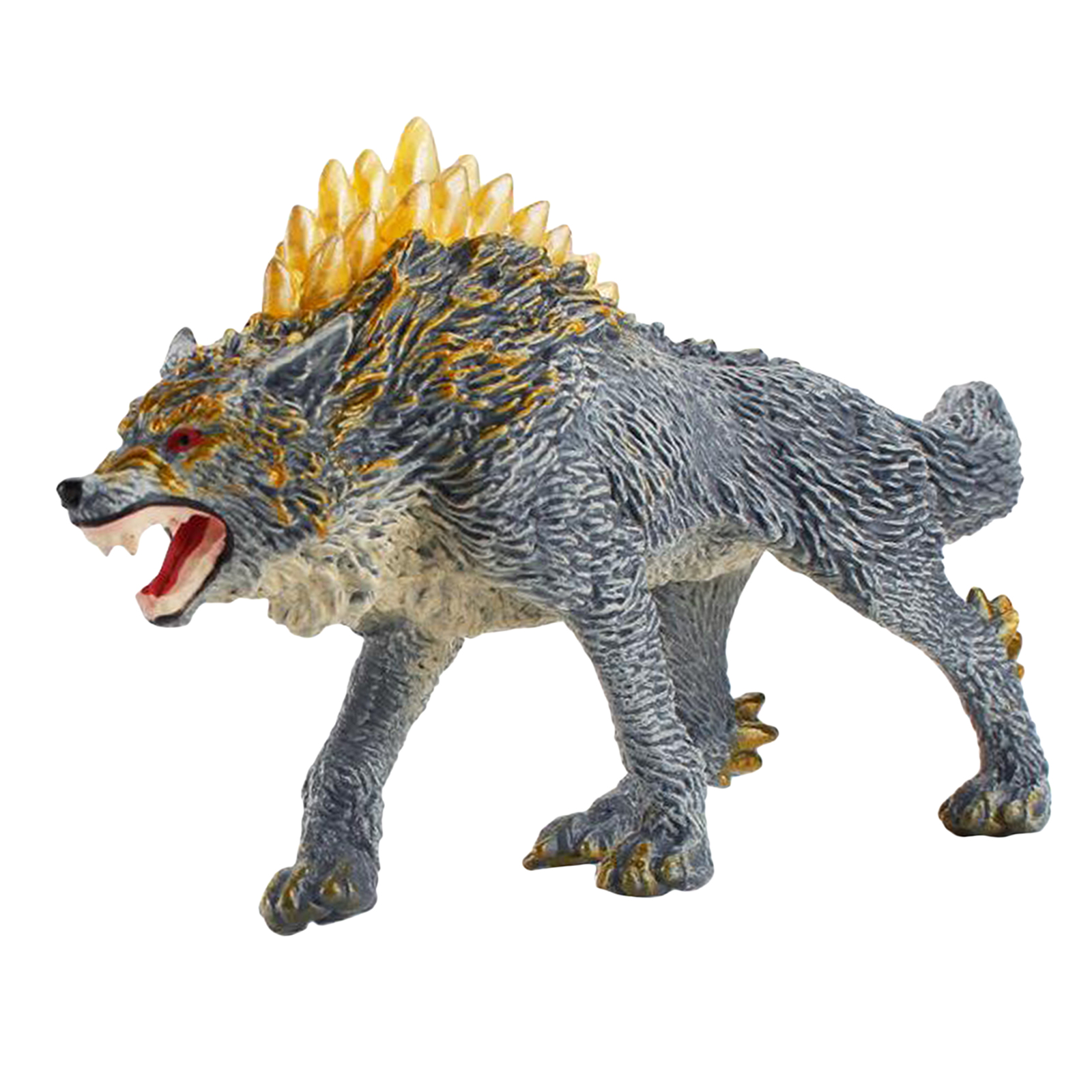 Plastic Wild Wolf Figurine Animals Sculpture Figure for Kids Pretend Toy Plastic Wild Wolf Figurine Animals Sculpture Figure for Kids Pretend Toy