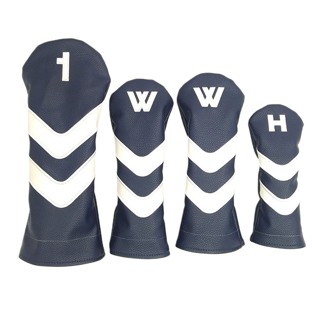 4pcs Golf Head Cover Driver Fairway Wood Covers Protector Sleeves 4pcs Golf Head Cover Driver Fairway Wood Covers Protector Sleeves